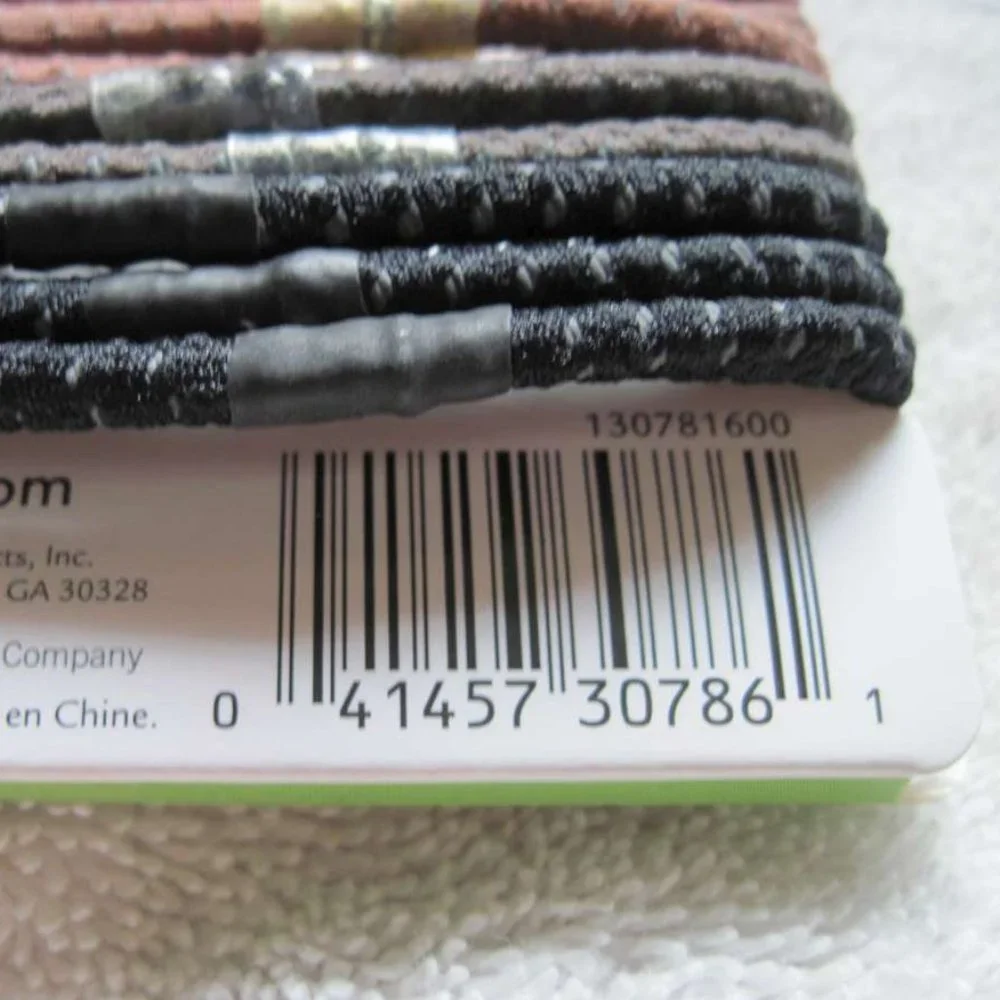 10 Colored 2013 Goody Ouchless Stay Put Ponytailer Hair Bands No Metal Elastics